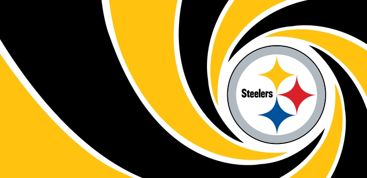 007 Pittsburgh Steelers logo iron on paper